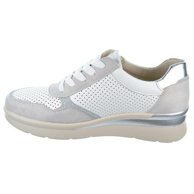 Amarpies 26309 Zapato Casual Confort Suela Cuña Mujer cordones y cremallera