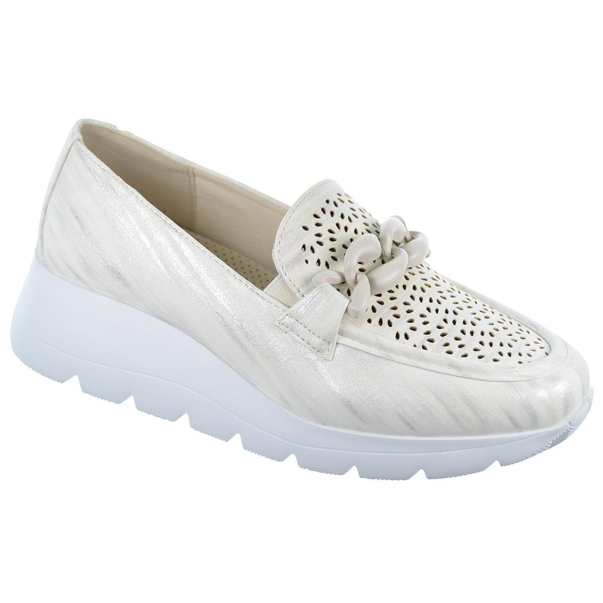 Amarpies 26323 Zapato Mocasín Casual Confort Cuña Mujer