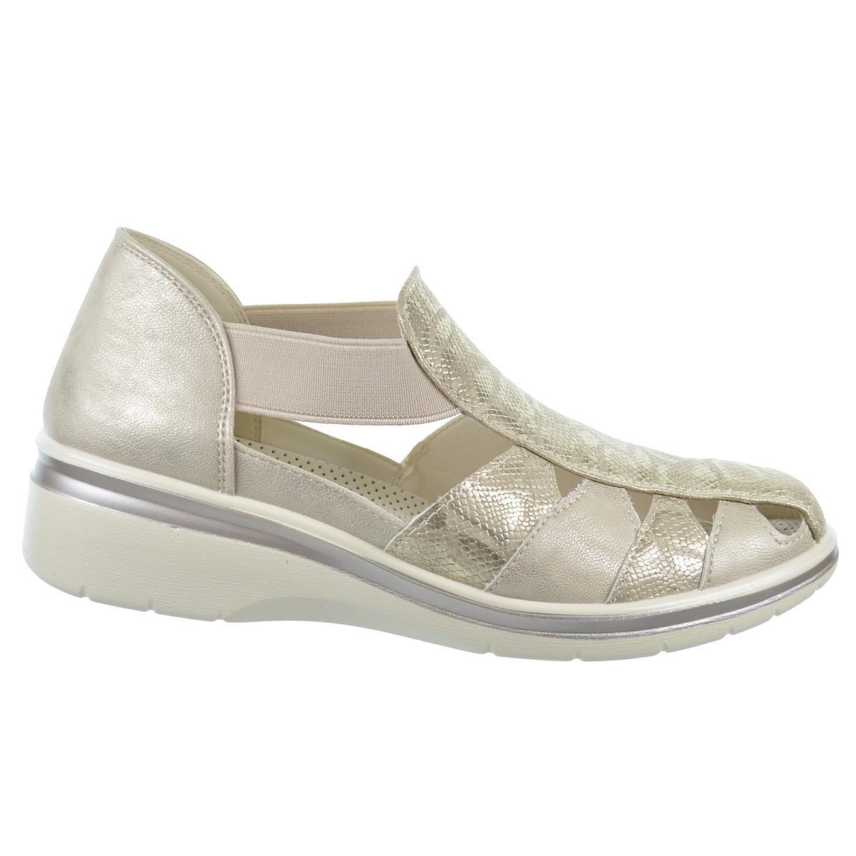 Amarpies 26316 Zapato Confort estilo Sandalia Cuña Mujer