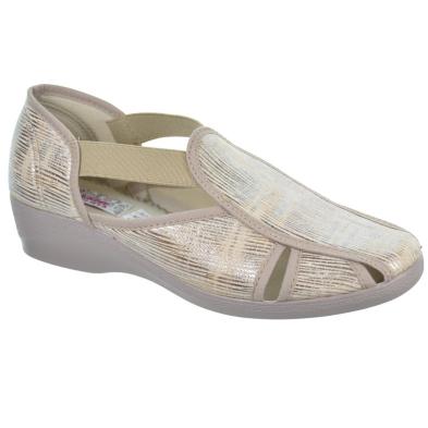 Biorelax Cosdam 2438 Zapatilla  Textil Mujer Pies Delicados con Cuña