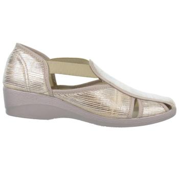 Biorelax Cosdam 2438 Zapatilla  Textil Mujer Pies Delicados con Cuña 2