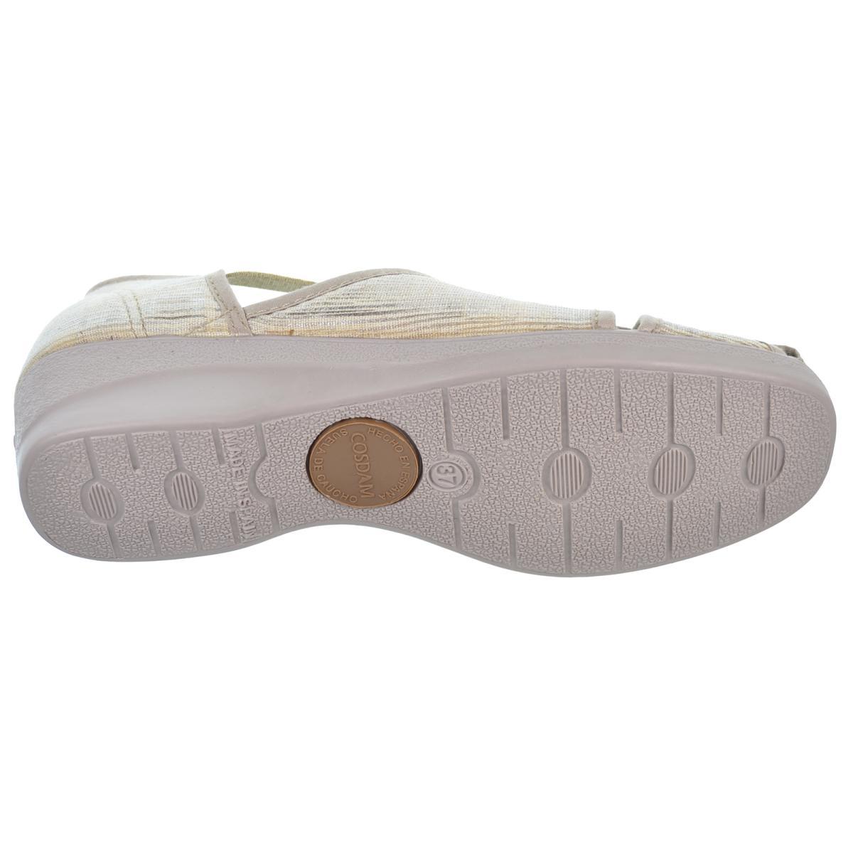 Biorelax Cosdam 2438 Zapatilla  Textil Mujer Pies Delicados con Cuña