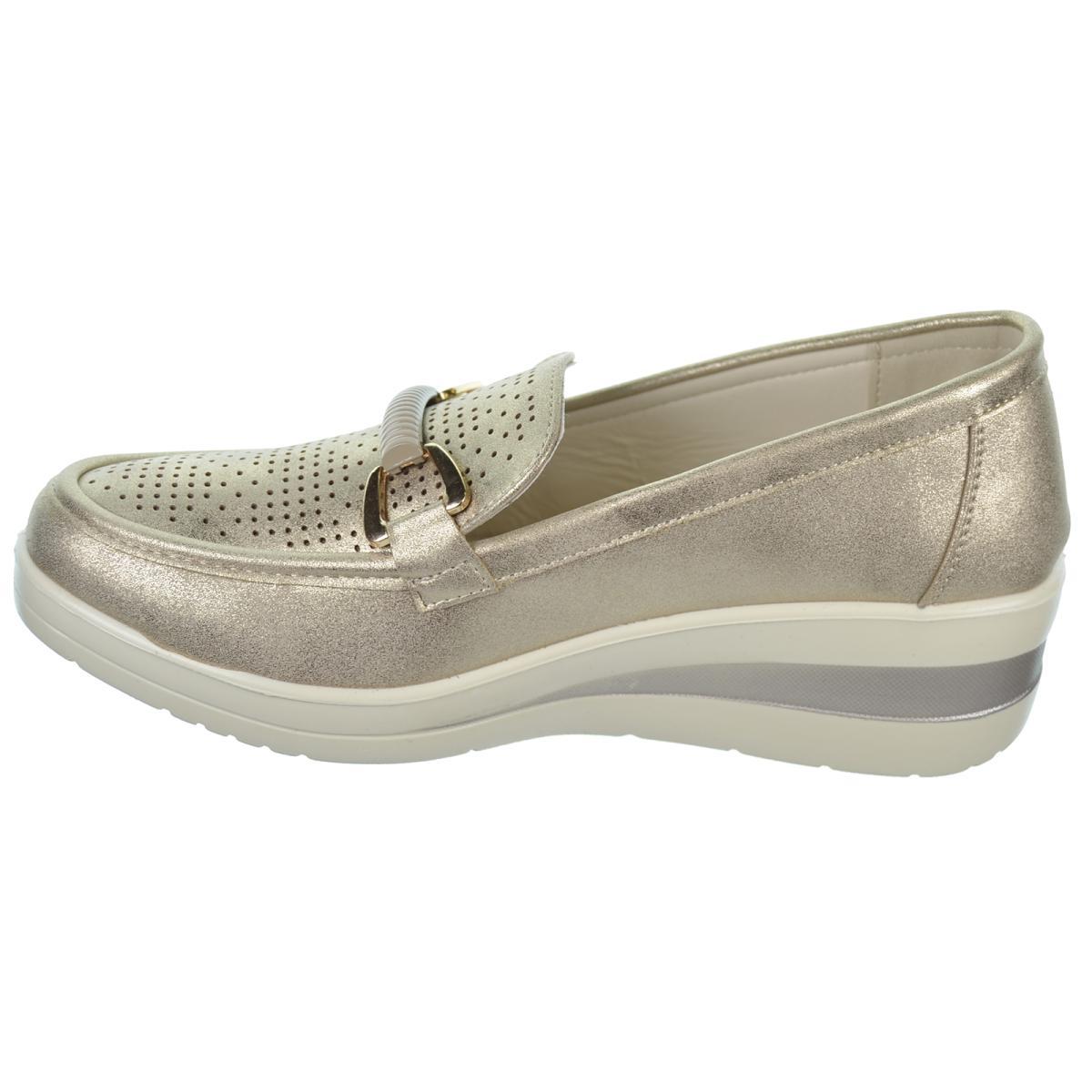 Amarpies 26301 Zapato Confort Acolchado Suela Caucho Mujer Piso Cuña