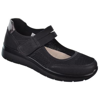 Amarpies 26333 Zapato Mercedita Confort Con velcro y Suela Cuña caucho Mujer