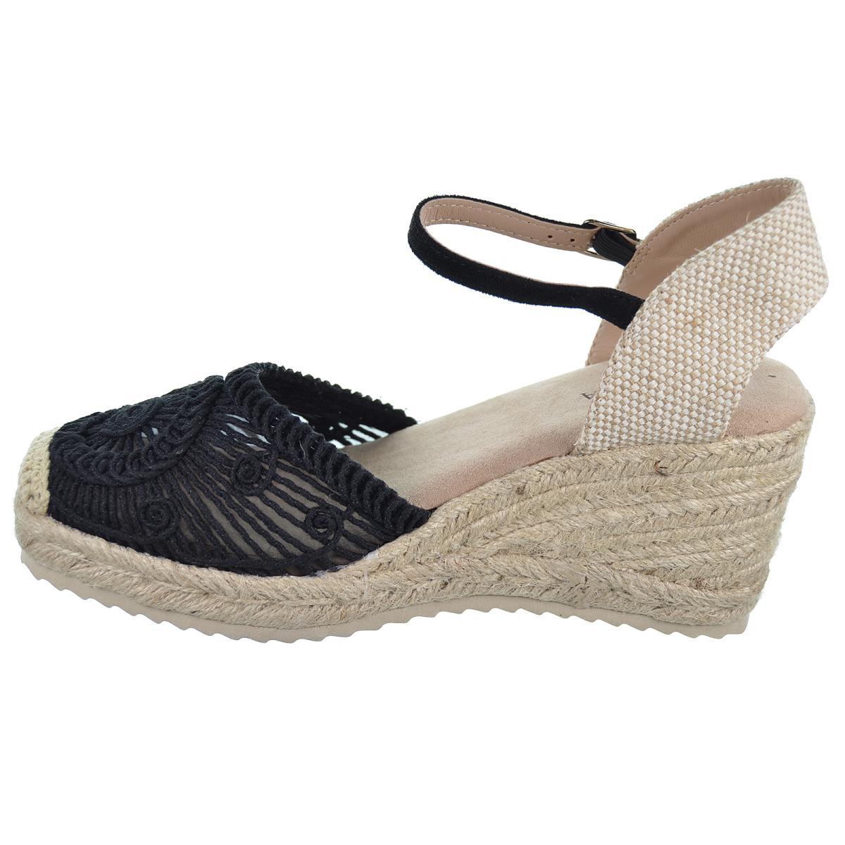 D´angela 26053 Alpargata Acolchada Cuña 8 cm Mujer