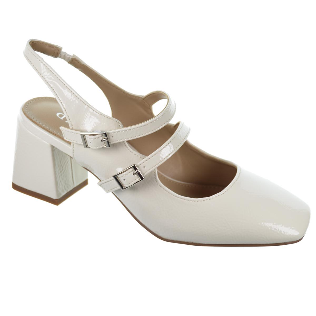 D´angela 26131 Zapato Charol Tacón Ancho Antideslizante Mujer