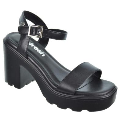 Refresh 171592 Sandalia Vegana Tacón Ancho Plataforma Mujer