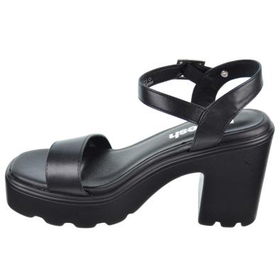 Refresh 171592 Sandalia Vegana Tacón Ancho Plataforma Mujer