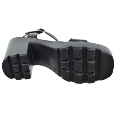 Refresh 171592 Sandalia Vegana Tacón Ancho Plataforma Mujer