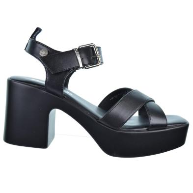 Refresh 171863 Sandalia Vegana Tacón Ancho Plataforma Mujer