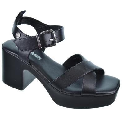 Refresh 171863 Sandalia Vegana Tacón Ancho Plataforma Mujer