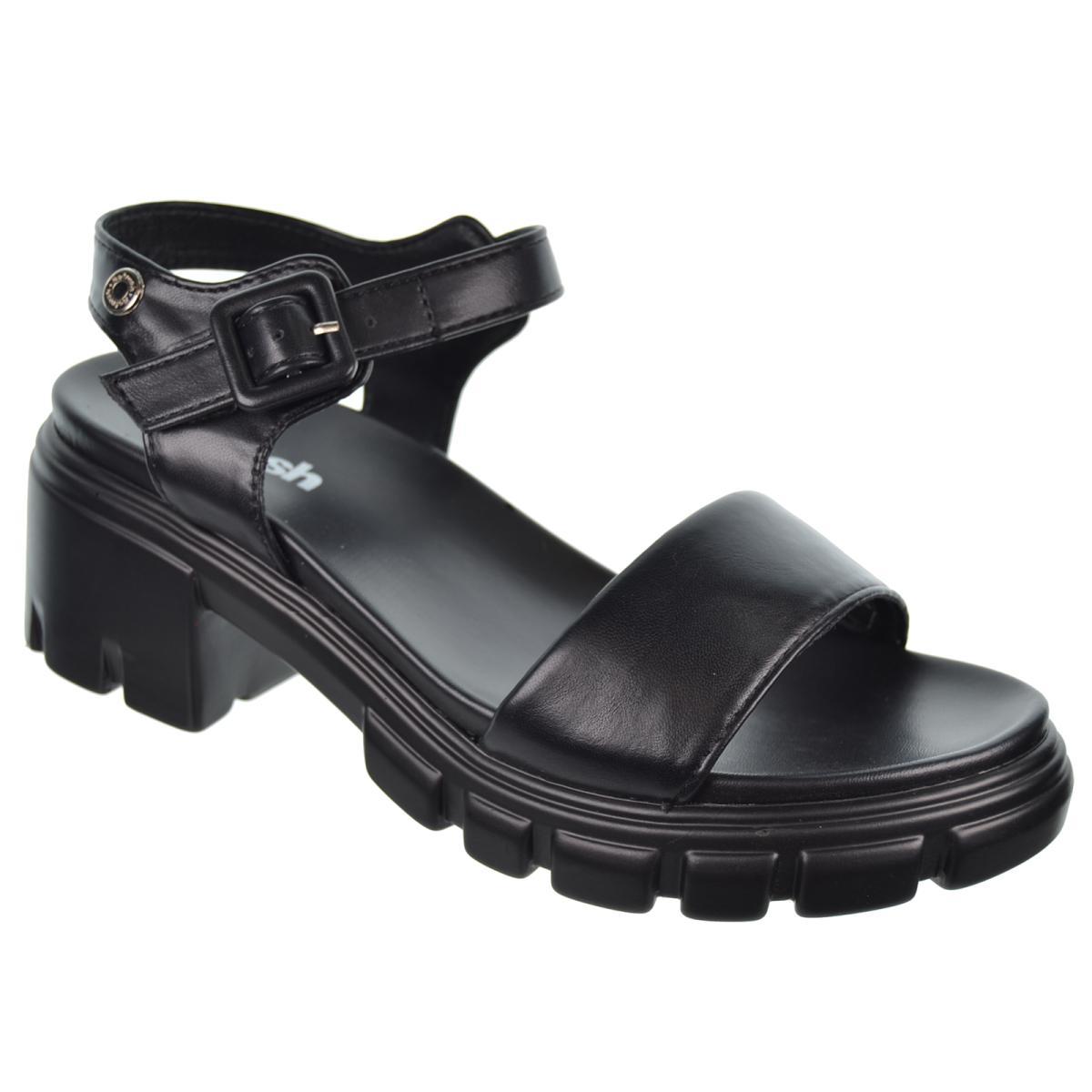 Refresh 171510  Sandalia Vegana Tacón Ancho Plataforma Mujer