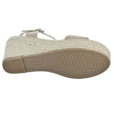 Refresh 171965 Sandalia Vegana Plataforma Cuña Antideslizante Mujer