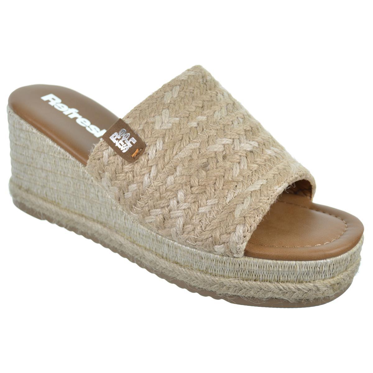 Refresh 171753 Sandalia Vegana Plataforma Antideslizante Mujer