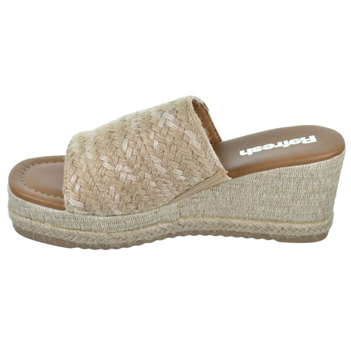 Refresh 171753 Sandalia Vegana Plataforma Antideslizante Mujer
