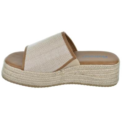 Refresh 171758 Zueco Vegano Acolchado Cuña Yute Mujer