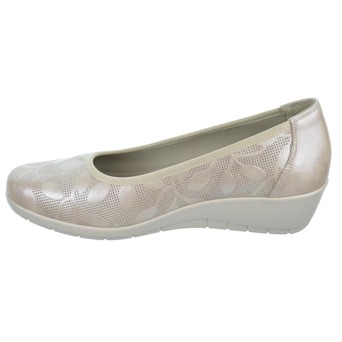 30s Treintas 4103 Zapato Confort Piel Suela Cuña Mujer Suela antideslizante