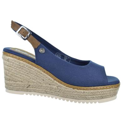 Refresh 171541 Sandalia Textil Cuña 8 cm antideslizante Yute Mujer