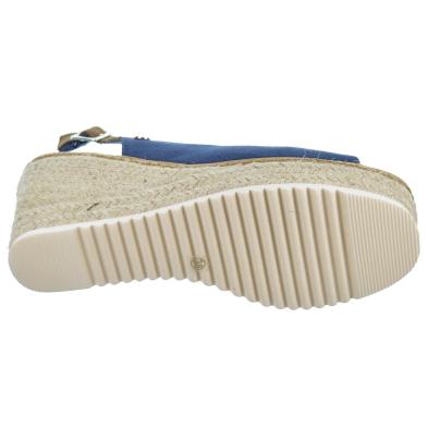 Refresh 171541 Sandalia Textil Cuña 8 cm antideslizante Yute Mujer