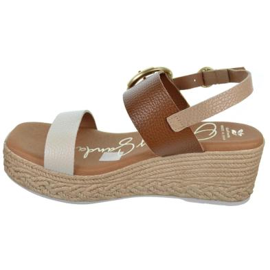 Oh My Sandals 5455 Sandalia Piel Cuña plataforma Piel Mujer