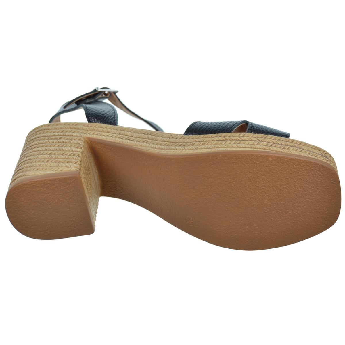 Oh My Sandals 5466 Sandalia Piel Tacón Plataforma Mujer