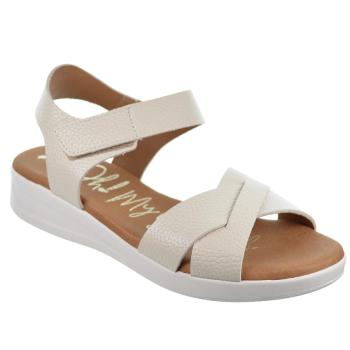Oh My Sandals 5313 Sandalia Piel Plataforma y Cuña Mujer 2