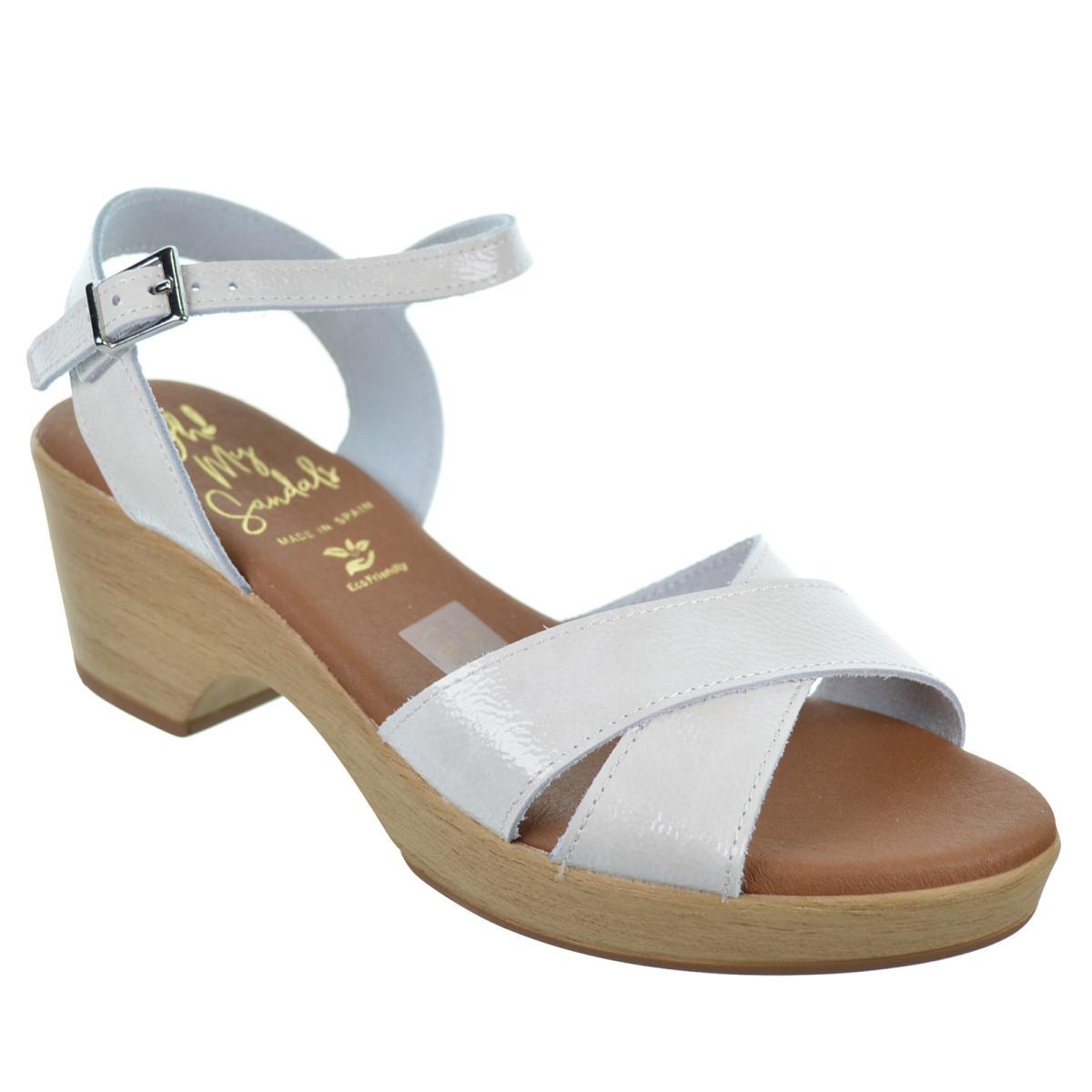 Oh My Sandals 5375 Sandalia Piel Tacón Plataforma Mujer