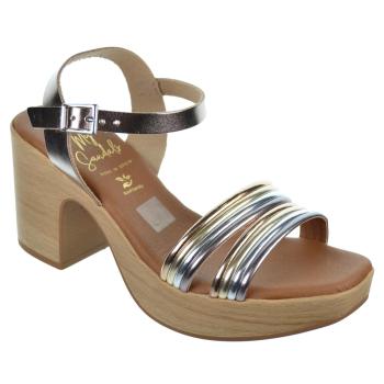 Oh My Sandals 5392 Sandalia Piel Tacón Plataforma Mujer 2