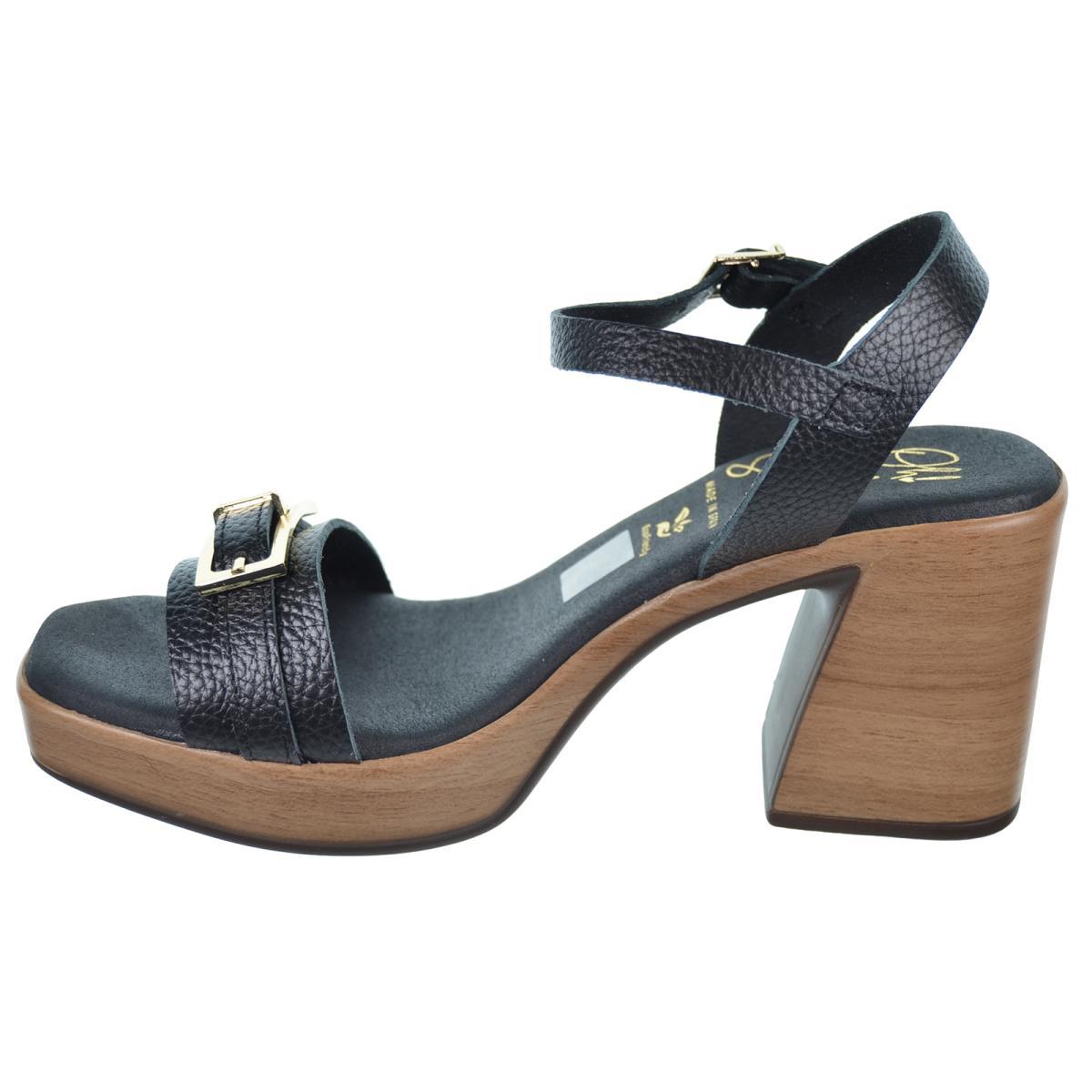 Oh My Sandals 5397 Sandalia Piel Tacón Plataforma Mujer