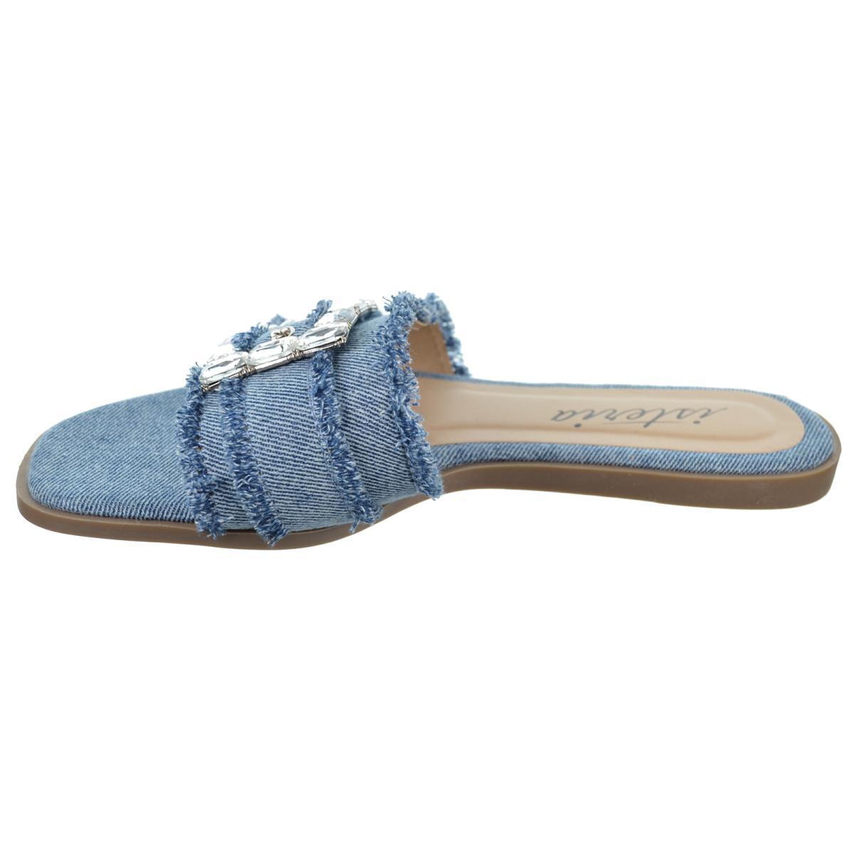 Isteria 24106 Sandalia Vaquero Acolchada Hebilla Mujer Goma antideslizante.