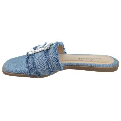 Isteria 24106 Sandalia Vaquero Acolchada Hebilla Mujer Goma antideslizante.