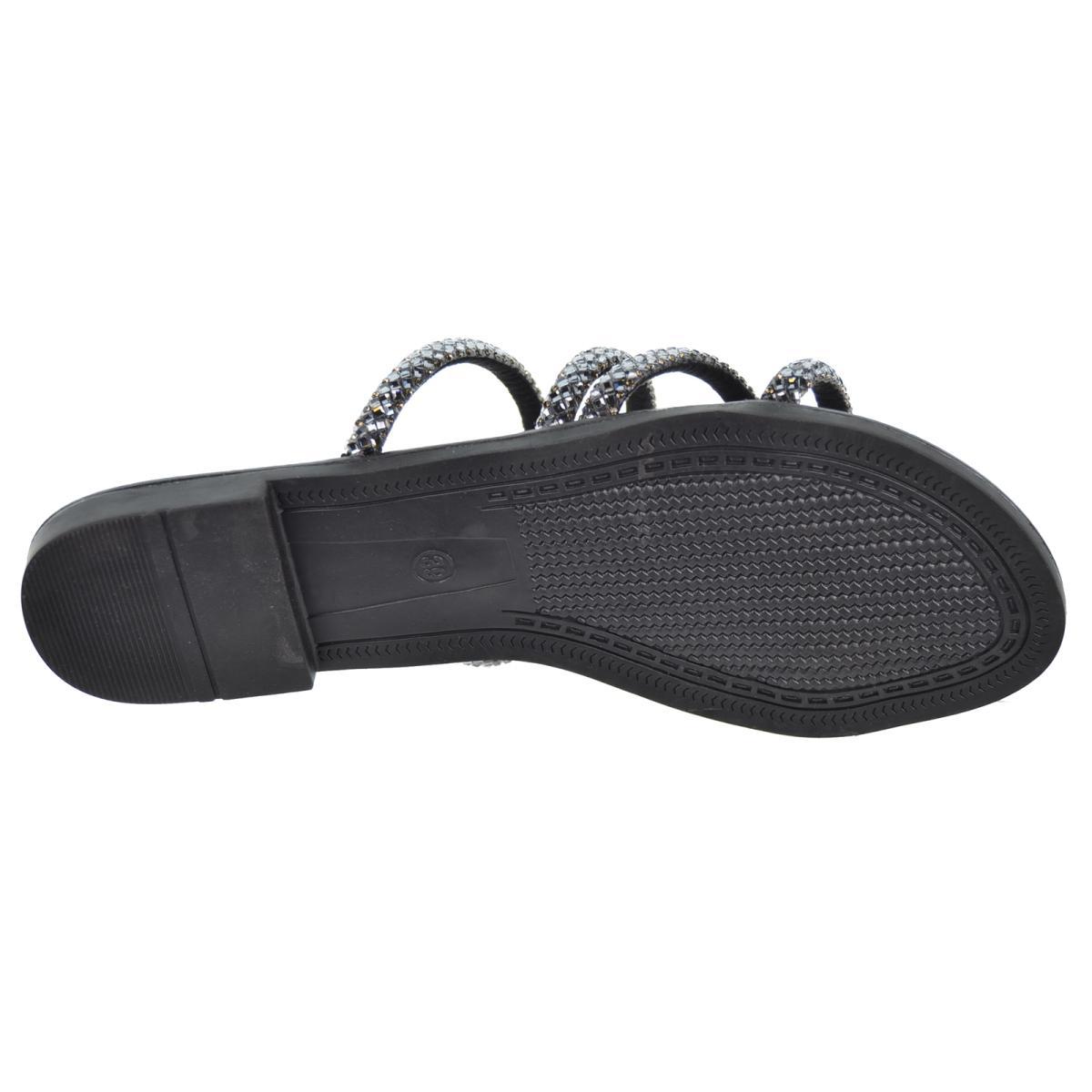 Isteria 24117 Sandalia Fantasía Diamantes Acolchada Antideslizante Mujer