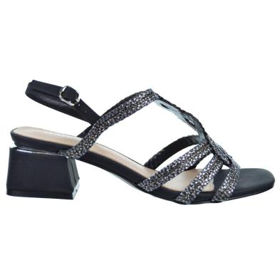 D´Angela 26120 Sandalia Fantasia Confort Hebilla Tacón Mujer