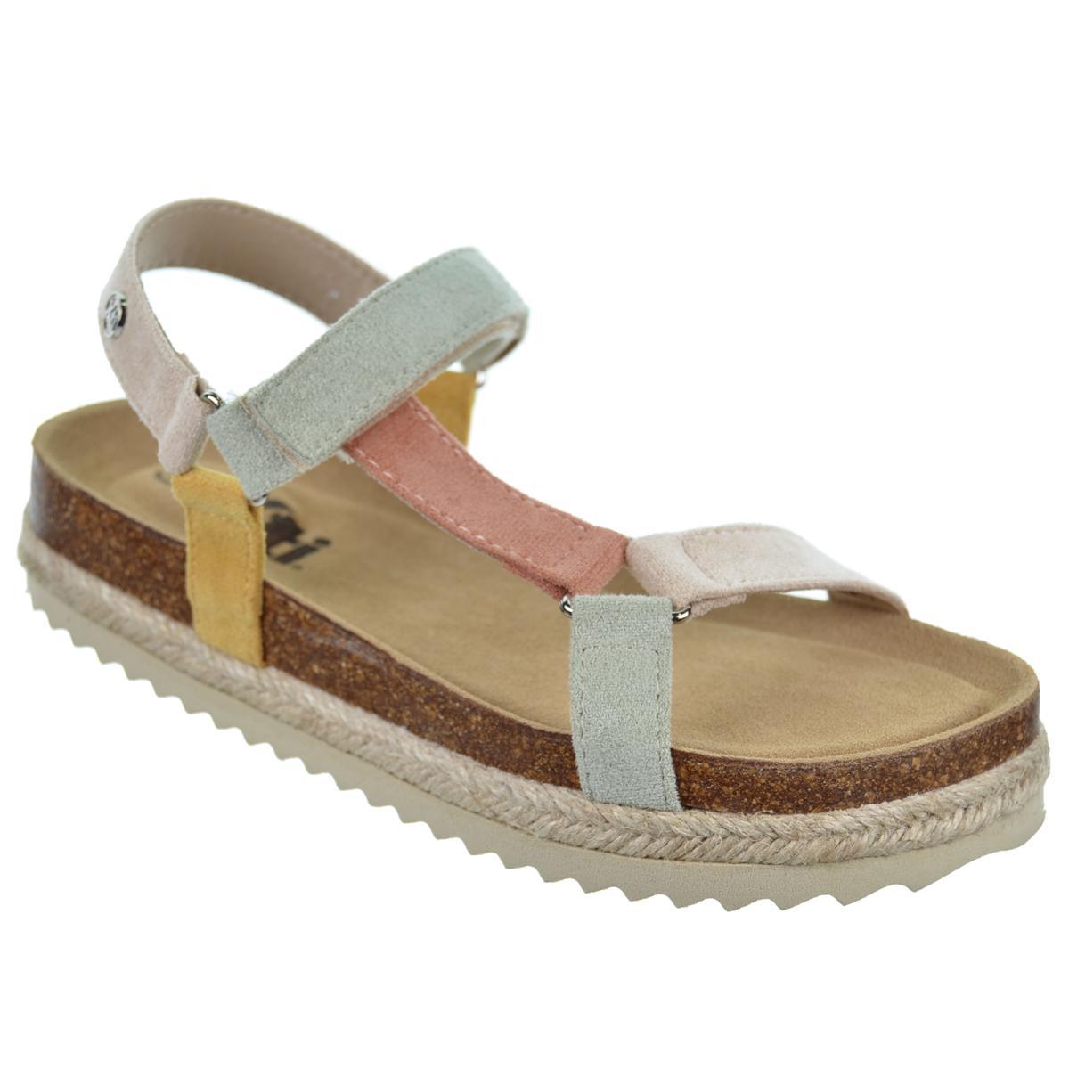 Xti Kids 150904 Sandalia Plataforma Bio Yute Velcro Niña Xti Kids 150904 Sandalia Plataforma Bio Yute Velcro Niña