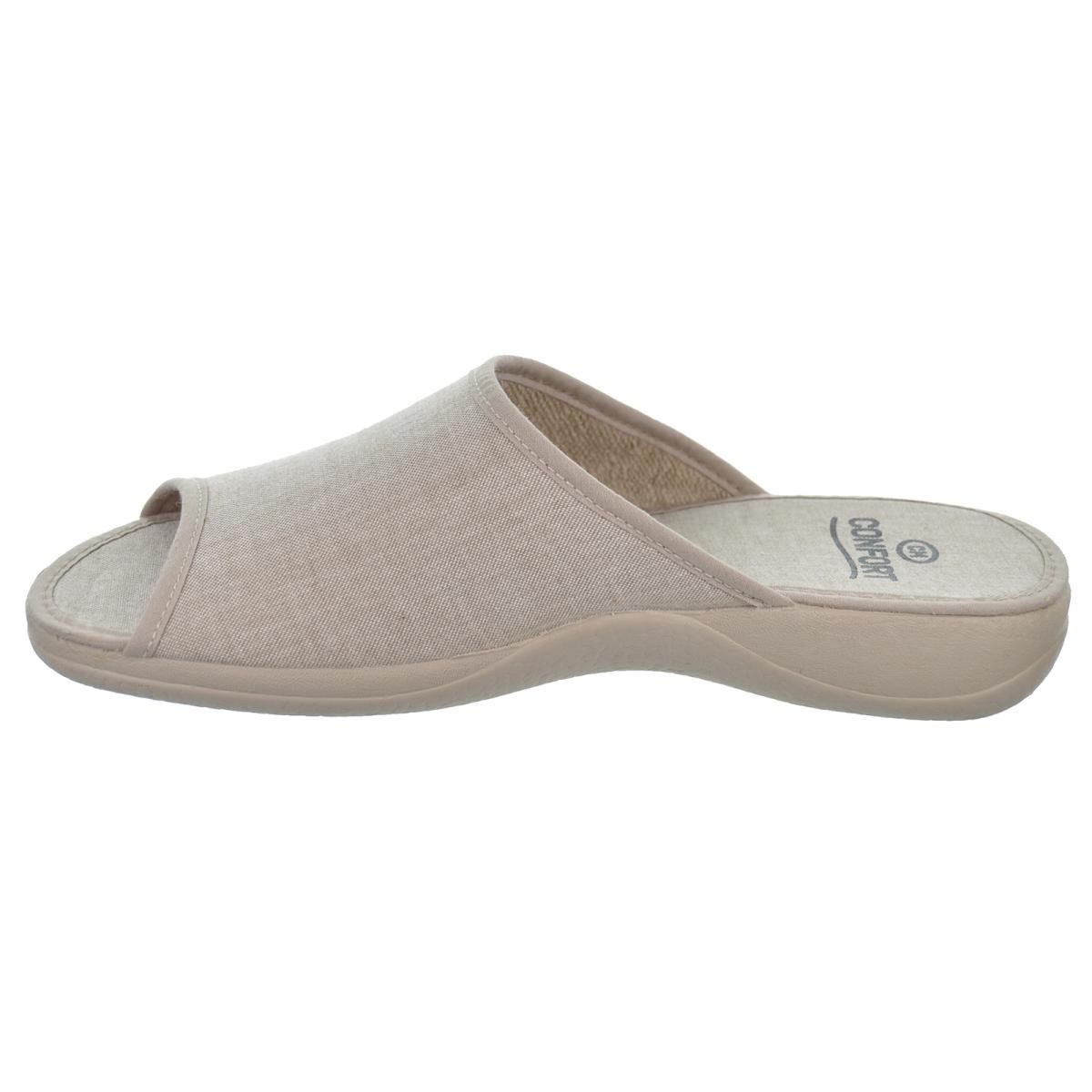 Cmconfort 40086 Zapatilla Casa Textil Confort Mujer