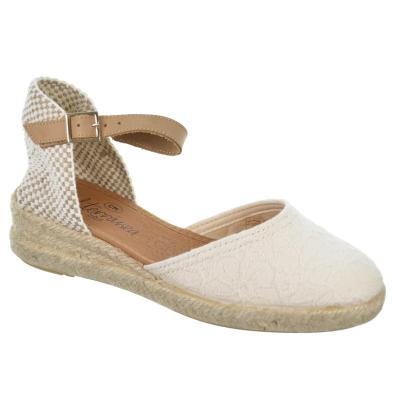 Mediterranea 40227 Alpargata Textil Cuña Confort Mujer