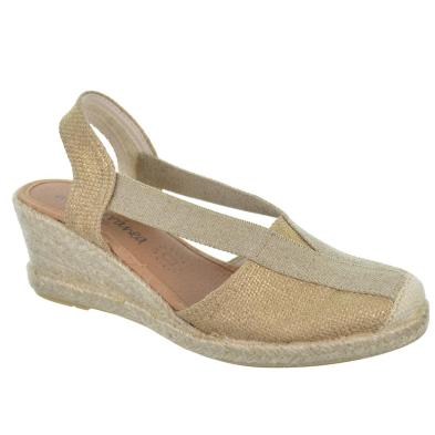 Mediterranea 40164 Alpargata Confort Piso Cuña Yute Mujer Mediterranea 40164 Alpargata Confort Piso Cuña Yute Mujer