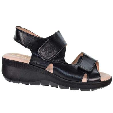 Miba 3573 Sandalia Piel Confort Velcro Mujer Pies Delicados