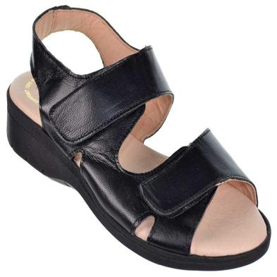 Miba 3573 Sandalia Piel Confort Velcro Mujer Pies Delicados