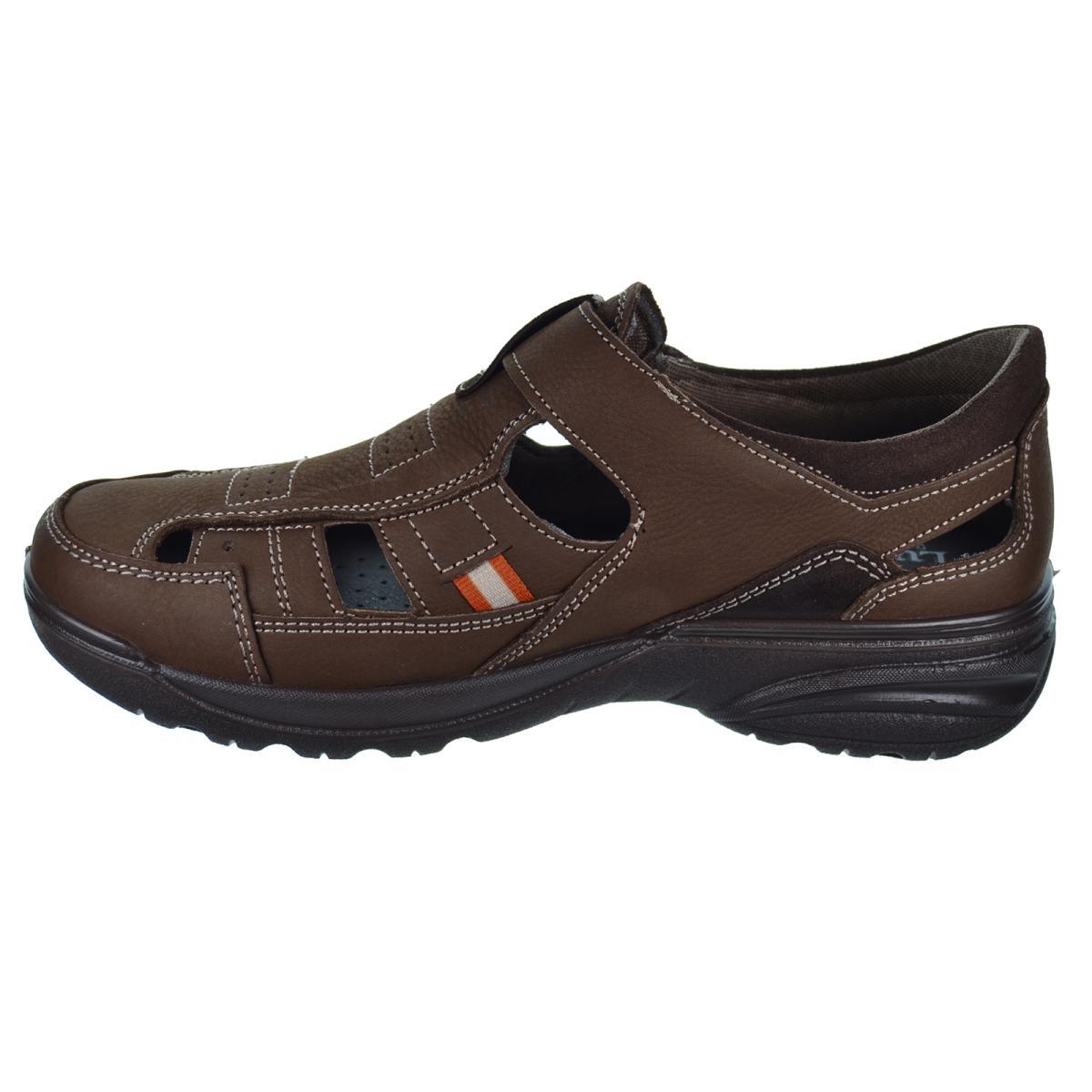 Luisetti 16250 Sandalia Piel Velcro Confort Hombre