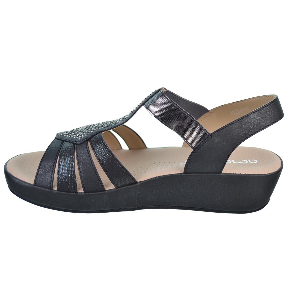 Amarpies 26747 Sandalia Confort Cuña Mujer Pies Delicados