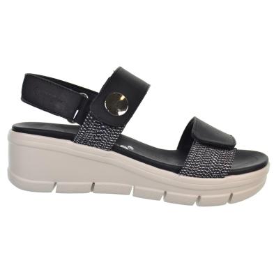 Amarpies 23505 Sandalia Velcro Confort Cuña Plataforma Mujer