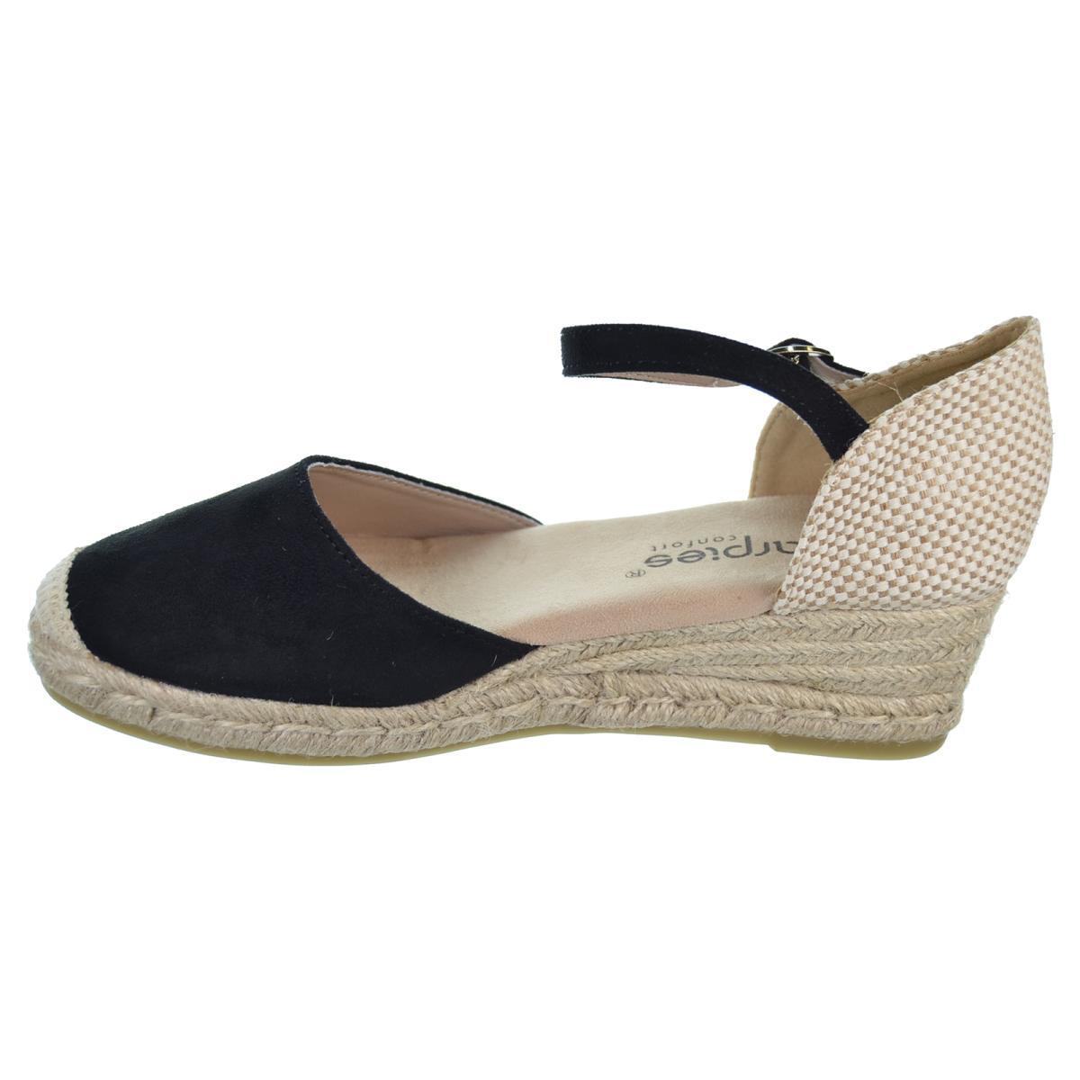 Amarpies 26481 Alpargata Confort Textil Cuña Yute Mujer