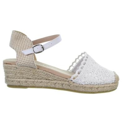 Amarpies 26482 Alpargata Confort Hebilla Cuña Yute Mujer