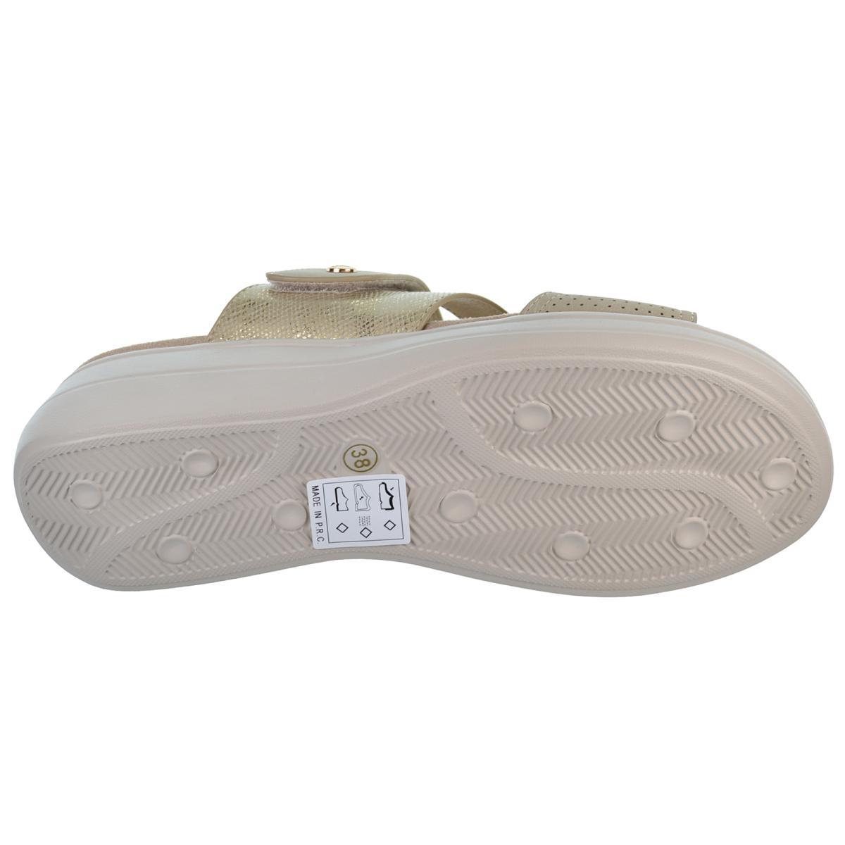 Amarpies 26594 Sandalia Confort Cuña Pies Delicados Mujer