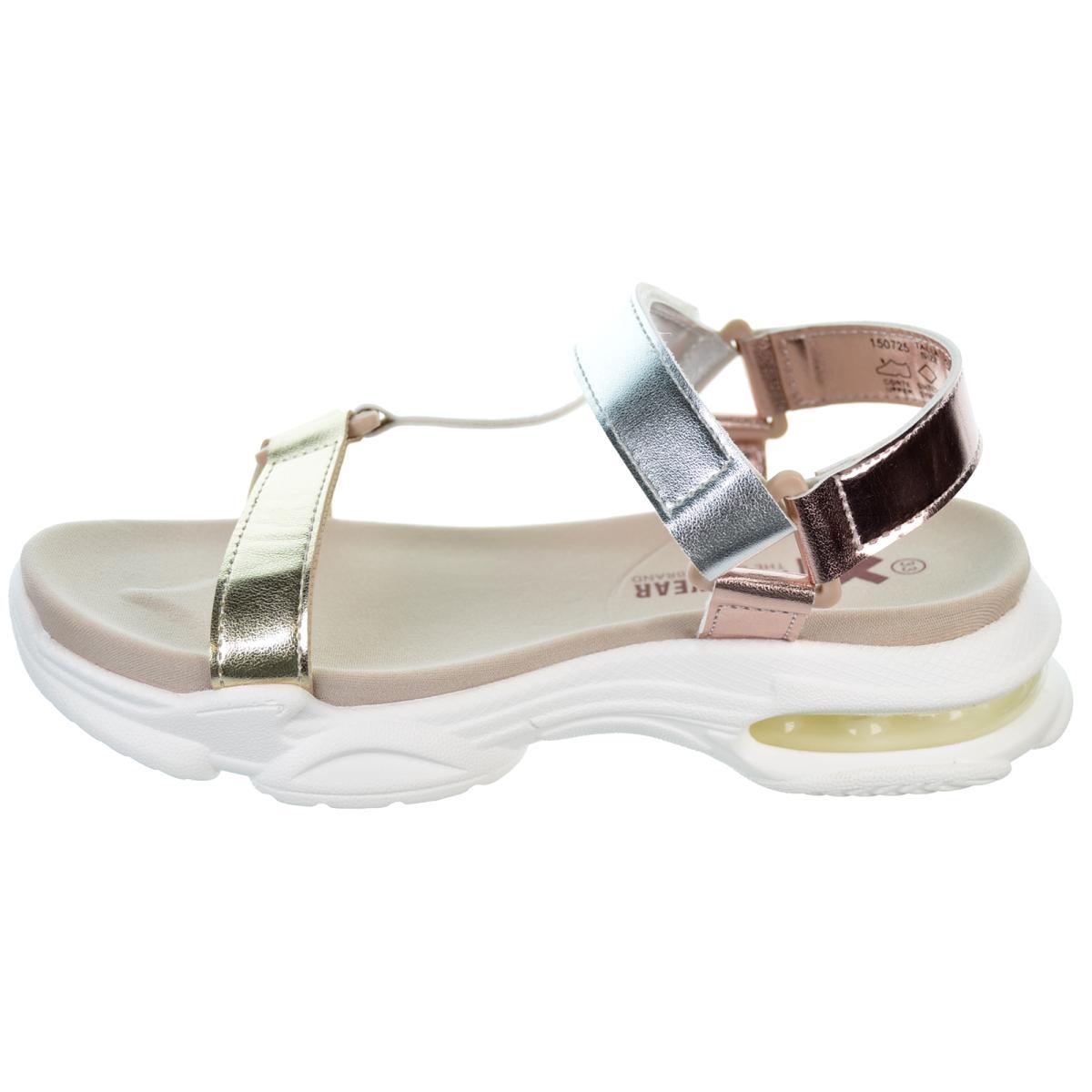 Xti Kids 150725 Sandalia Metalizada Vegana Velcro Niña Xti Kids 150725 Sandalia Metalizada Vegana Velcro Niña