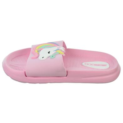 Nicoboco Gema Chancla con Unicornio en goma muy confortable y ligera. Para disfrutar los días de playa y piscina.