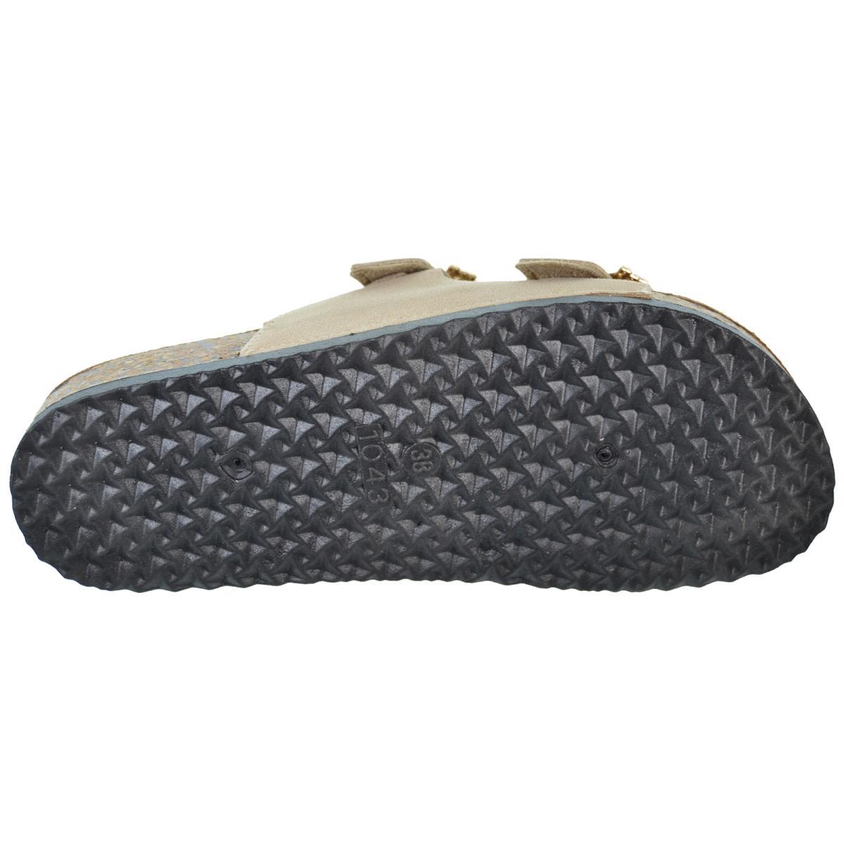 Isteria 24153 Sandalia Bio Serraje y Textil Hebilla Mujer