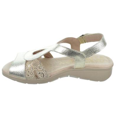 Duendy 3773 Sandalia Confort Piel Pies Delicados Mujer Antideslizante