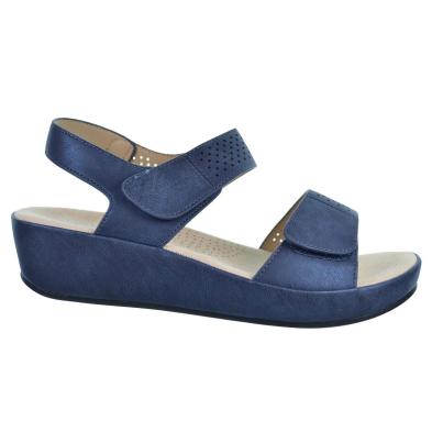 Amarpies 23587 Sandalia Confort Cuña Mujer Pies Delicados